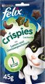 FELIX Crispies Katzensnack Knusper-Leckerlie mit Lamm- und Gemüsegeschmack, 8er