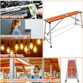 Arbeitsplattform Arbeitsbühne Klappbar Arbeitspodest  Alu Plattform bis 300 kg