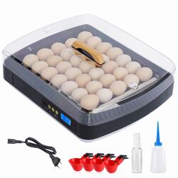Brutmaschine 16-48 Eier Inkubator Vollautomatische Brutautomat Egg Incubator DHL