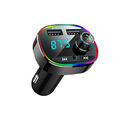 FM Transmitter Auto Bluetooth Kfz Radio Adapter 2 USB Ladegerät Handy SD mit LED