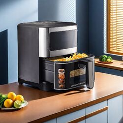8.8L Heißluftfritteuse XXL Fritteuse Fritteusen Heißluft Ofen Friteuse Digitale