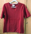 Damen-Bekleidung Pullover Kurzarm rot Peter Hahn Kaschmir rot Größe 38