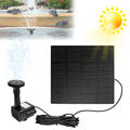 1.8W Teichpumpe Brunnenpumpe Solarpumpe Garten Wasserspiel Fontäne Springbrunnen