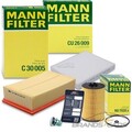 1x MANN-FILTER INSPEKTIONSPAKET FILTERSATZ A FÜR VW PASSAT 3G 1.6 TDI 14-
