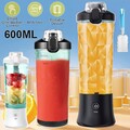 600ML Elektrisch Smoothie Maker Mini Entsafter Saftmixer Persönlicher Standmixer