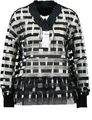 NEU! Marc Cain Damen Blusenshirt, schwarz-weiß, N1 / 34