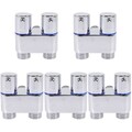  5 Pack Pumpe Düse WC-Anschlussventil Kupferbeschichteter Mini-Wasserhahn