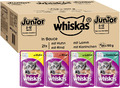 Whiskas Junior 2-12 Monate Katzenfutter Nassfutter in Sauce Vitamin C 84 x 100 g