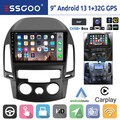 Für Hyundai i30 2006-2011 DAB+ 32G Android 13 Autoradio Carplay GPS Navi RDS KAM