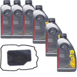 6 L Getriebeöl MB 236.14 DENCKERMANN Getriebeölfilter für Mercedes-Benz