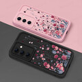 Handyhülle Für Samsung S24 Ultra S23 FE S22 A55 A54 Stoßfeste Blume Soft Cover