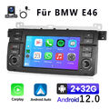 32G 7"Android 12 Autoradio GPS Navi for BMW 3 Series E46 M3 MG ZT Rover 75 Kam