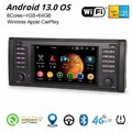 4+64GB 8 Kern Android 14 DAB+ Autoradio Navi Carplay USB DSP Wifi BMW 5er E39 M5