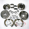 Bremsen Set Radlager vorne Bremstrommeln Zubeh hinten für VW Bus Transporer [T3]