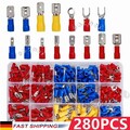 280 tlg Kabelschuhe Sortiment Box Auto KFZ Steckverbinder Set Flachstecker Satz
