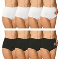 Nur Die Damen Taillenslip Slip Maxi Soft Modal Unterhose weich bequem | 4 Stück