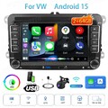 7" Für VW T6 Transporter Multivan Autoradio GPS Navi WIFI KAM Carplay Android 15