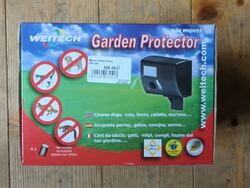 Weitech Garden Protector Ultraschall  Abwehr Katzen Hunde Marder Füchse NP 49 