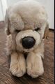 Welpe weiches Plüschtier Beanie Spielzeug Golden Retriever Hund mit Etikett 14" Living Nature