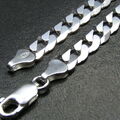 Panzerarmband Silberarmband 7mm Echt 925 Sterlingsilber Armband Silber Armkette