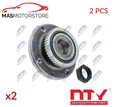 RADLAGERSATZ RADLAGER SATZ HINTEN NTY KLT-CT-005 2PCS V NEU OE QUALITÄT