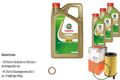 MAHLE Ölfilter 8 L Öl Castrol EDGE FST 5W-30 LL für VW Touareg 3.0 V6 TDI