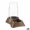 Futternapf für Haustiere Ausgabegerät Braun Polypropylen 3,5 L 21,5 x 32,5 x 