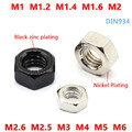 M1 M2 M3 M4 M5 M6 Sechskantmuttern Muttern Verzinkt / Vernickeln DIN 934