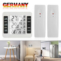 Funk Digital Kühlschrank Thermometer Gefrierschrank Temperatur + 2 Sensor Alarm