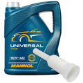 Motoröl MANNOL 15W-40 Universal API SN/CH-4 5 Liter mit Ausgießer Motoren Öl