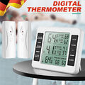 Funk Wetterstation Außensensor Hygrometer Thermometer Barometer Digital Wecker