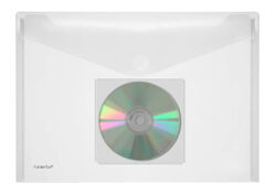 10 FolderSys Dokumententaschen DIN A4 quer transparent glatt 0,20 mm