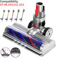 Bürste Kompatibel mit Dyson V7 V8 V10 V11 V15, Ersatzteil Bodenbürste mit 4 LED