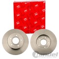 2X TRW BREMSSCHEIBEN 278mm VOLL HINTEN PASSEND FÜR INFINITI I30 NISSAN CEFIRO