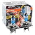 OSRAM H4 NIGHT BREAKER 200 DuoBox bis zu 200% mehr Licht 3900 K 1650/1000 lm