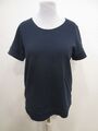 Brax Shirt Bluse Kurzarm kastig breite Bündchen blau Gr.40 (A161-10)