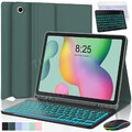 Hülle mit Beleuchtet Tastatur Für Samsung Galaxy Tab A9+ A8 S9 S10 FE S8 S6 Lite