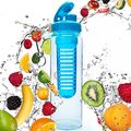 Trinkflasche Wasserflasche 0,7 Fitnessflasche Fruchteinsatz Infuser Obsteinsatz