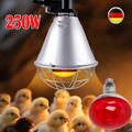 Infrarotbirne Rotlichtlampe Infrarotlampe Wärmelampe Heizlampe Heizlampe 250W DE