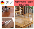 Tischfolie transparent klar Tischdecke Möbelschutz Bodenschutzmatte ca.2mm PVC