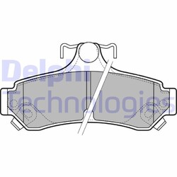 DELPHI BREMSBELÄGE SATZ HINTERACHSE PASSEND FÜR TOYOTA CAMRY | LP2700