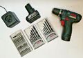 Bosch Akku-Bohrschrauber GSR 12V-15 2,0/4,0Ah Akku incl. Zubehörset 0615990G6L