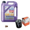 MAHLE Ölfilter 5 L LIQUI MOLY 5W-40 Leichtlauf Leichtlauf High Tech für MG