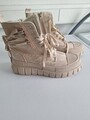 ITALY Style coole hohe Sneakers Schnürboots  NEU Gr. 40