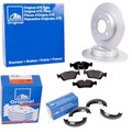 ATE BREMSSCHEIBEN 280mm + BELÄGE + HANDBREMSE passend für TOYOTA AVENSIS T25