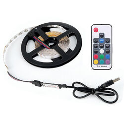 5V RGB LED Backlight Lichtstripe Streifen PC-Band TV Hintergrundbeleuchtung USB