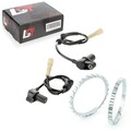 2x ABS-Sensor und ABS-Ring Set Vorderachse Drehzahlregler für RENAULT CLIO II