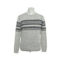 Tom Tailor, Strickpullover, Größe: M, Weiß/Mehrfarbig, Acryl/Baumwolle #Q0R