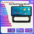 8+128G Android 12 Stereo GPS Radio Für Ford Focus Exi MK2/3 AT 2004-2011 CarPlay