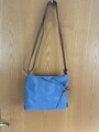 Gerry Weber Tasche, Umhängetasche, Handtasche, Blau, mit Logo, wie Neu